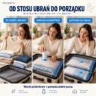 Zastosowanie worków próżniowych: ubrania, pościel, kołdry i koce